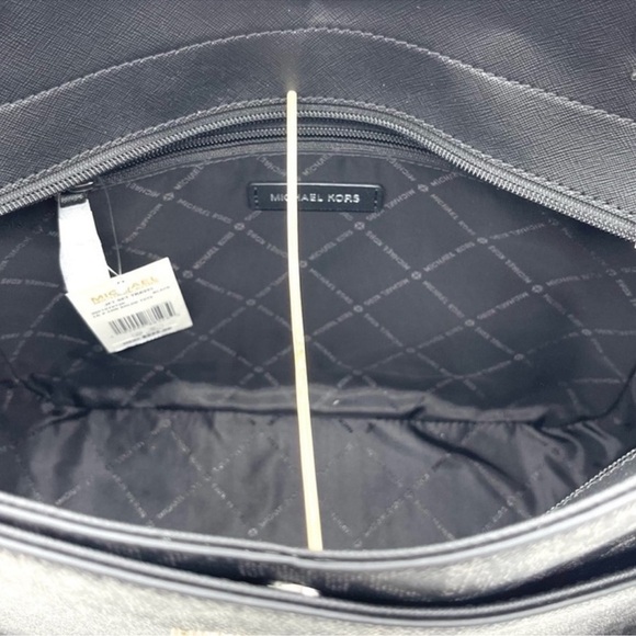 Michael Kors Large X Chain Shoulder Tote Bag Black (NWT) - Picture 8 of 10